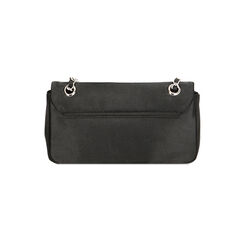 Borsa a tracolla in raso nero, Primadonna, 215124675RSNEROUNI, 003 preview