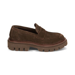 WOMEN SHOES MOCASSINS SUEDE MORO, Primadonna, 22S211309CMMORO036, 001 preview
