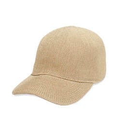 Sombrero beige-oro con detalles chic, Primadonna, 27B472509RFBEORUNI, 001a