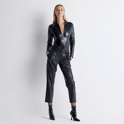 Pantaloni neri vita alta, Primadonna, 22C901243EPNEROL, 004 preview