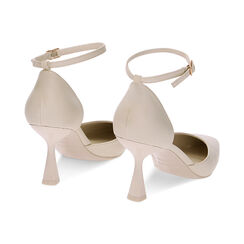 Décolleté Open Shank panna, tacco 8 cm, Primadonna, 234934819EPPANN035, 003 preview