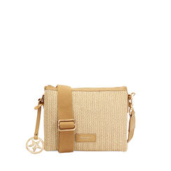 Pochette femme beige en raphia, Primadonna, 255701424RFBEIGUNI, 001a