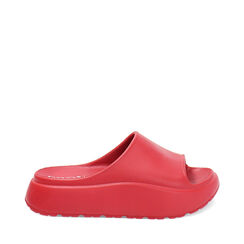 Sandalias de playa para mujer rojas en PVC, Primadonna, 254740613PVROSS036, 001a