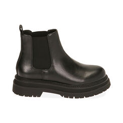 Chelsea boots neri, tacco 5 cm , Primadonna, 200611251EPNERO036, 001 preview