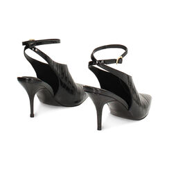 Décolleté slingback nere con tacco 8 cm da donna, Primadonna, 26M745103CCNERO035, 004 preview