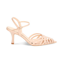 Décolleté slingback nude, tacco 5 cm, Primadonna, 232106701VENUDE035, 001 preview