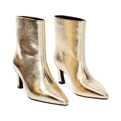 Tronchetto oro laminato, tacco 6,5 cm, Primadonna, 242734203LMOROG036, 002 preview