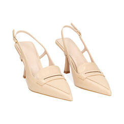 CALZATURA MOCASSINO SLINGBACK SINTETICO, Primadonna, 232161250EPBEIG035, 002 preview