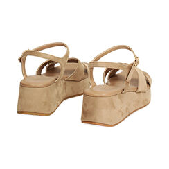 Compens&eacute;es taupe talon 5,8 cm, Primadonna, 274958527MFTAUP035, 004 preview