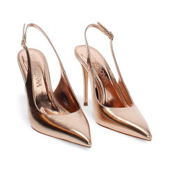 D&eacute;collet&eacute; rosa-oro tacco 10,2 cm, Primadonna, 272130641LMRAOR035, 003 preview