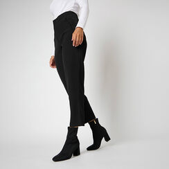 Bottines noires pour femme avec talon de 7,5 cm, Primadonna, 264943701LYNERO036, 002 preview