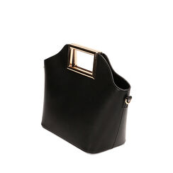 Mini-bag nera trapezio, Primadonna, 225125055EPNEROUNI, 002a