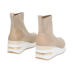 Slip on femme beige en tissu, Primadonna, 252822812TSBEIG035, 004 preview