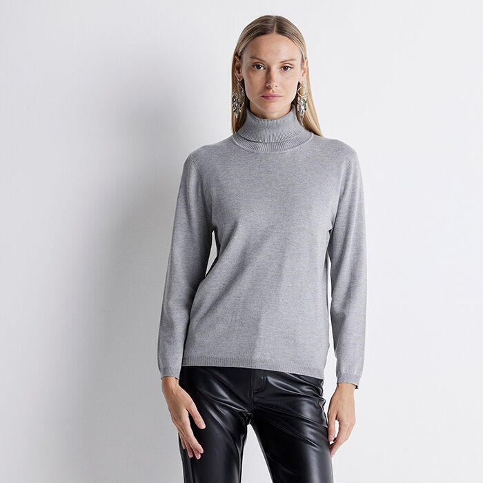 Maglia a collo alto donna outlet