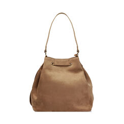 Borsa a spalla taupe con tracolla removibile, Borse, 275770804MFTAUPUNI, 003 preview