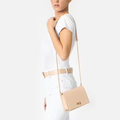 Mini bolso de mujer beige, Primadonna, 255126053EPBEIGUNI, 002 preview