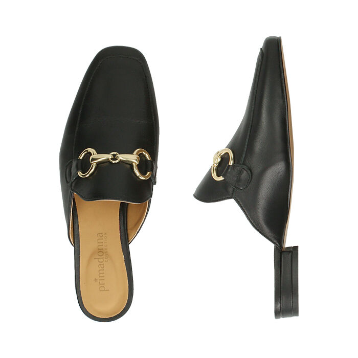 Sabot neri in pelle | Primadonna Collection