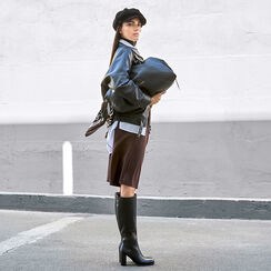 Borsa a spalla nera, Primadonna, 26F506663EPNEROUNI, 002 preview