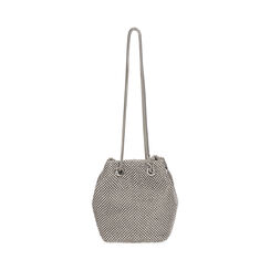 Mini-sac seau métallisé argent , Primadonna, 202321070MTARGEUNI, 003 preview
