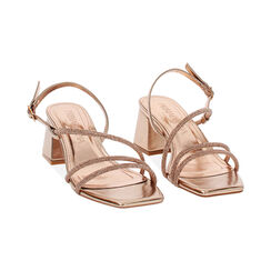 Sandales rose-or avec talon 5,5 cm, Primadonna, 274941776LPRAOR035, 003 preview