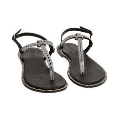 CALZATURA SANDALI BASSI SINTETICO NERO, Primadonna, 214928170EPNERO036, 002 preview