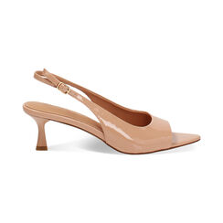 Sandale à talon femme beige semi-ouverte, Primadonna, 25M554202VEBEIG035, 001 preview