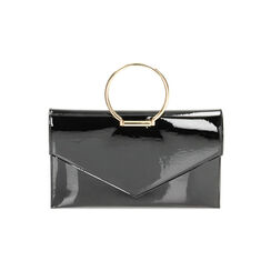 Pochette nera in vernice, Primadonna, 235125560VENEROUNI, 004 preview