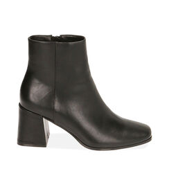 Ankle boots neri, tacco 7 cm , Special Price, 204988212EPNERO036, 001a