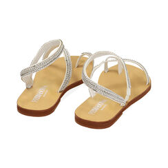 Sandali gioiello bianchi, Primadonna, 214916830EPBIAN035, 003 preview