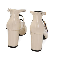 Décolleté panna in vernice, tacco 8 cm, Primadonna, 224912907VEPANN038, 003 preview