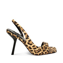 Sandalia con tac&oacute;n mujer de dise&ntilde;o leopardo fashion, Primadonna, 252178111EPLEOP035, 001a