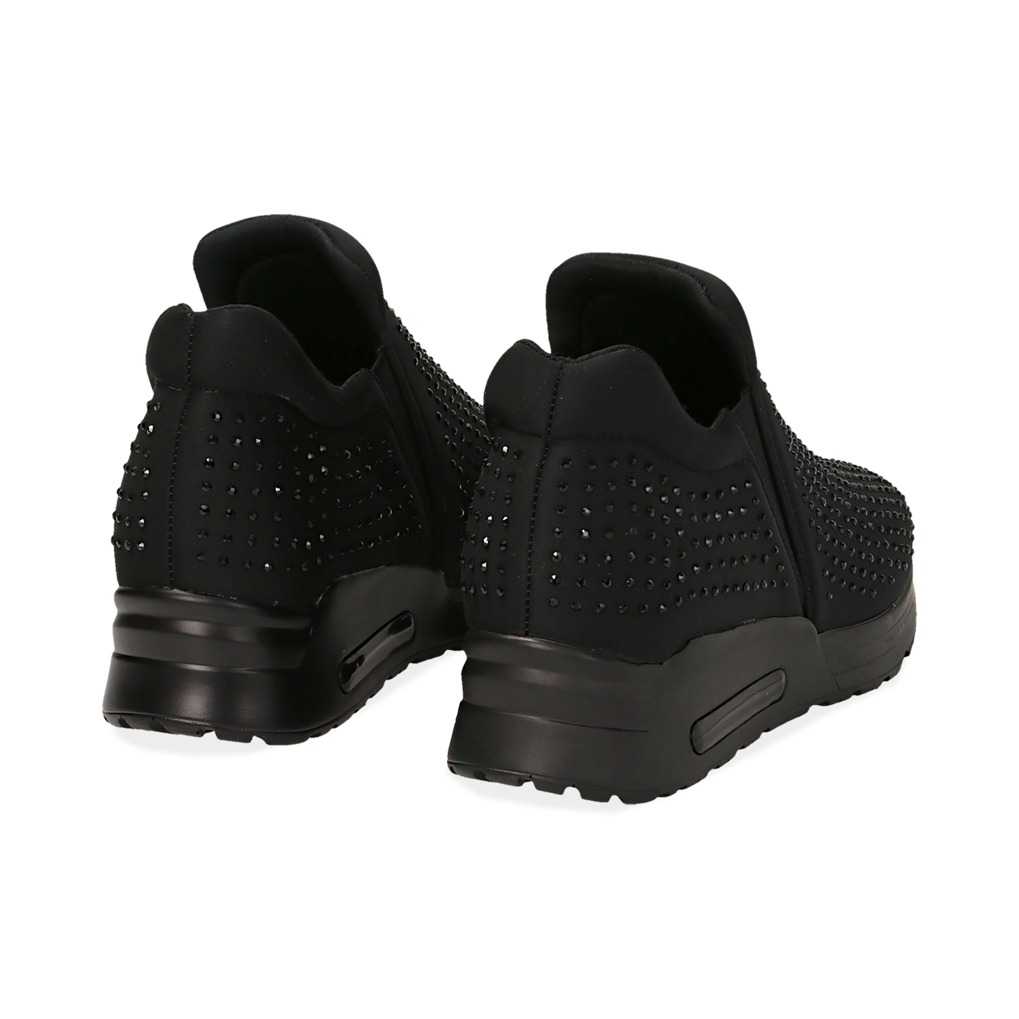 ZAPATOS SLIP ON LYCRA NERO