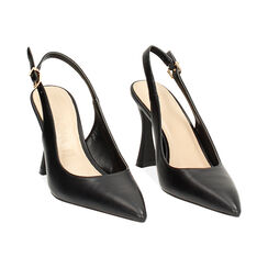 Escarpins slingback femme noirs glamour, Primadonna, 252141201EPNERO035, 003 preview