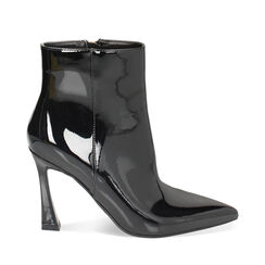 Bottine noire vernies, 242159748VENERO038, 001a