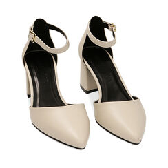 Décolleté panna, tacco 6 cm, Primadonna, 224942231EPPANN035, 002a
