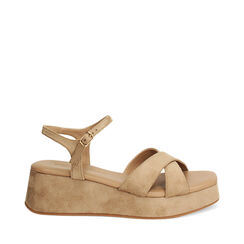 Compens&eacute;es taupe talon 5,8 cm, Primadonna, 274958527MFTAUP035, 001a