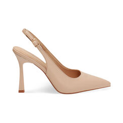 CALZATURA DECO. SLINGBACK SINTETICO BEIG, Chaussures, 274934237EPBEIG035, 001 preview