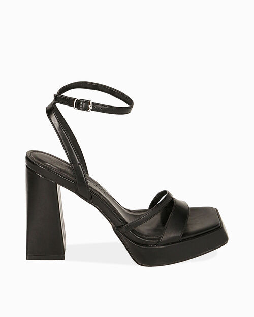 WOMEN SHOES SANDAL SYNTHETIC NERO, BLACK