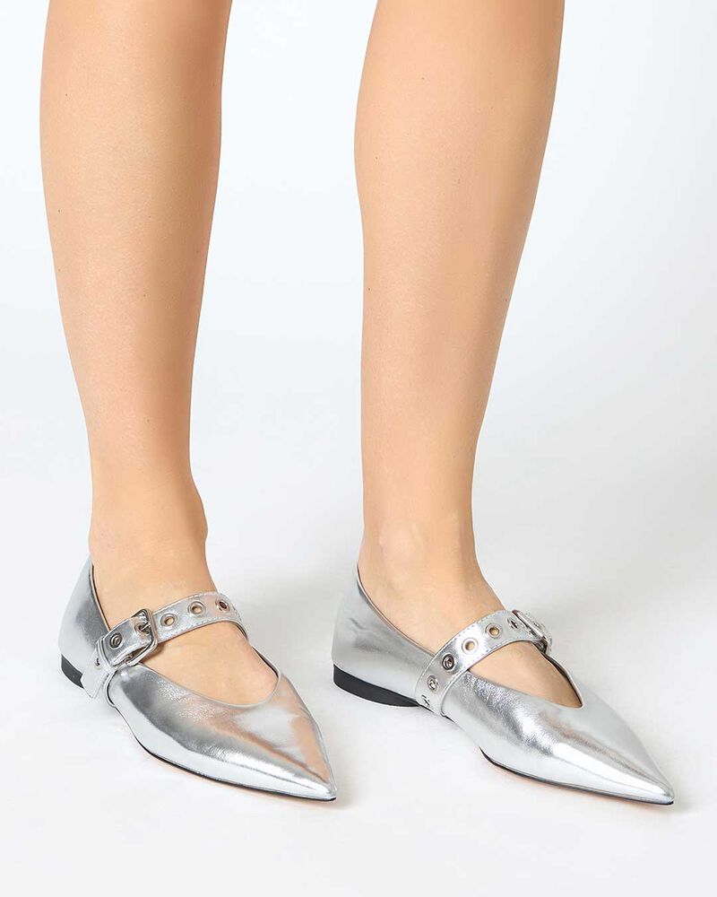 Ballerine donna silver a punta image number null