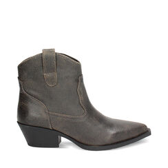 Bottine texane marron foncé, Primadonna, 24M547001SCMORO035, 001a