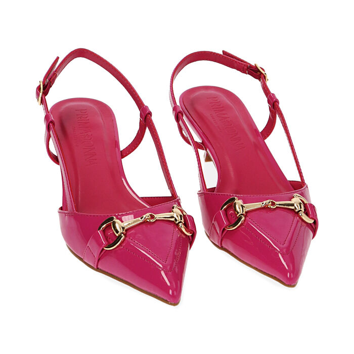 Scarpe fucsia tacco basso new arrivals