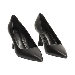 Décolleté nere con tacco di 7,6 cm, Primadonna, 264902508EPNERO039, 003 preview