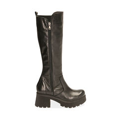 ZAPATOS BOTAS PIEL NERO, Special Price, 18L650010PENERO036, 001a