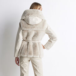 Cappotto panna con cintura, Primadonna, 228502310FUPANNL, 002 preview