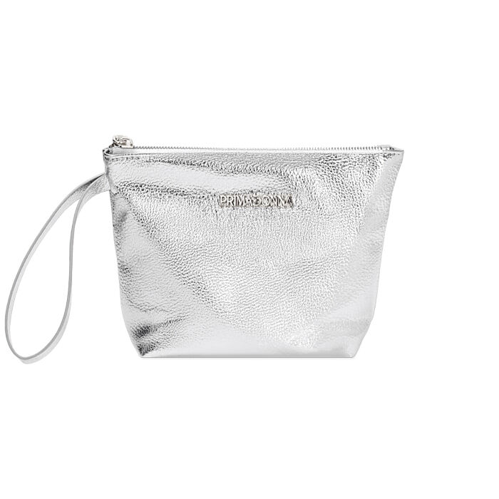 Pochette donna argento in laminato, Primadonna, 255124740LMARGEUNI
