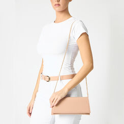 Pochette donna nude in vernice, Primadonna, 255126220VENUDEUNI, 002a