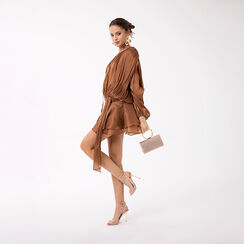 Vestido marr&oacute;n oscuro con elegancia urbana, Primadonna, 27C925502TSMOROM, 003 preview