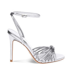 Sandale femme à talon fin argenté, Primadonna, 252140316LMARGE035, 001a