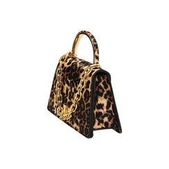 Mini bag donna leopard in raso, Primadonna, 255126021RSLEOPUNI, 003 preview