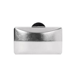 Clutch femme argentée en laminé, Primadonna, 255109704LMARGEUNI, 001 preview